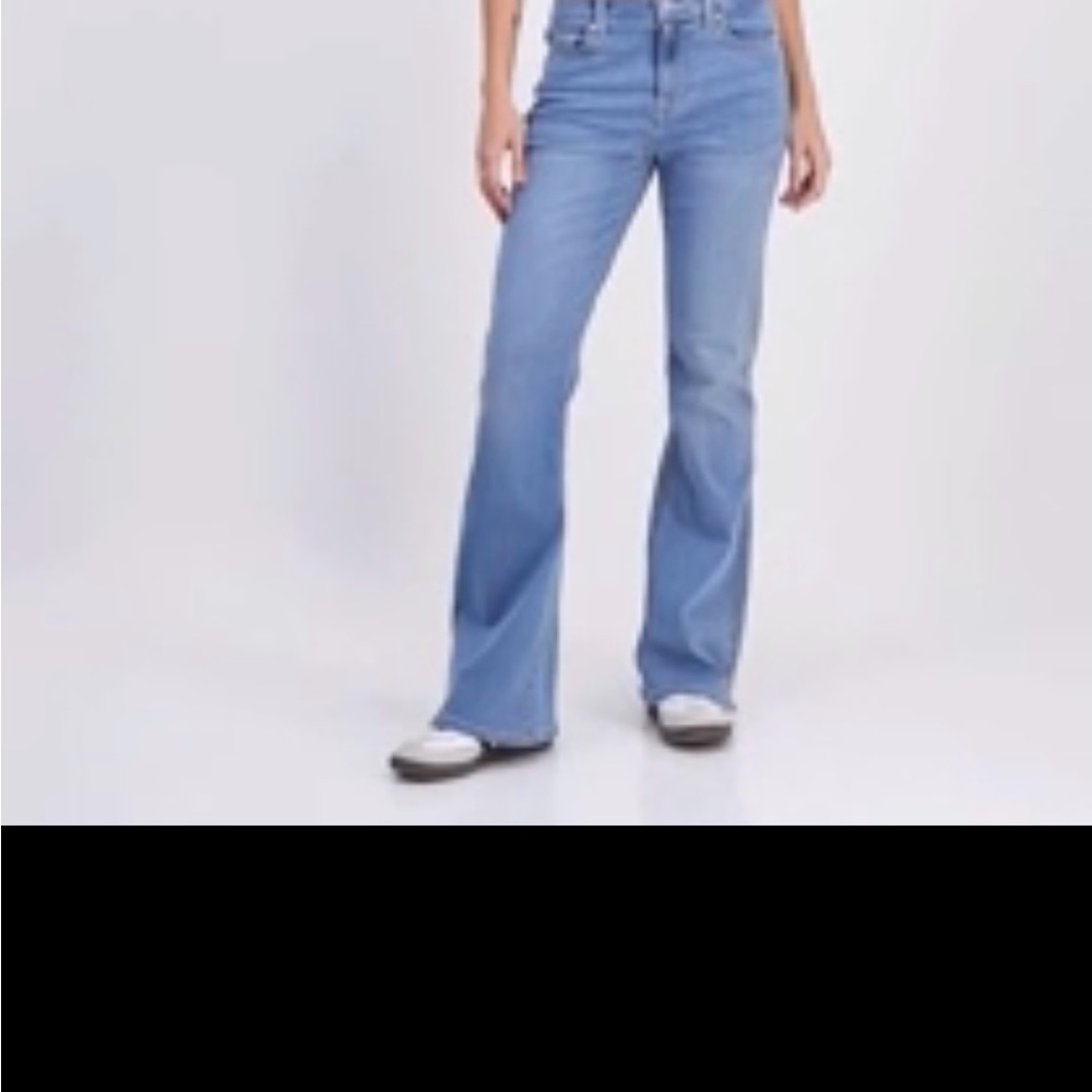 7 For All Mankind Light Blue Flare Jeans